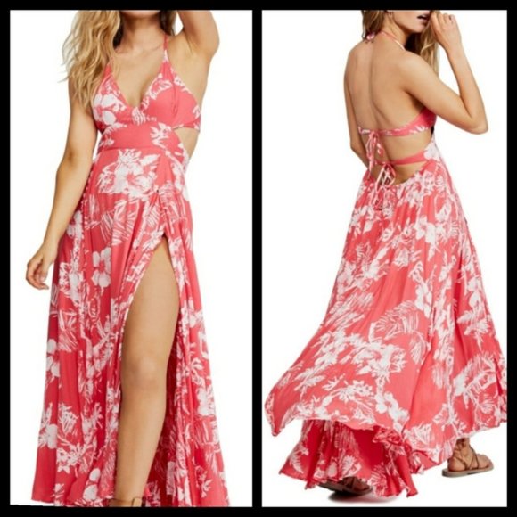 Free People Dresses & Skirts - Free People Lille Pink Maxi Dress Medium NWT